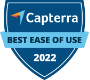Capterra Best Ease of Use 2022